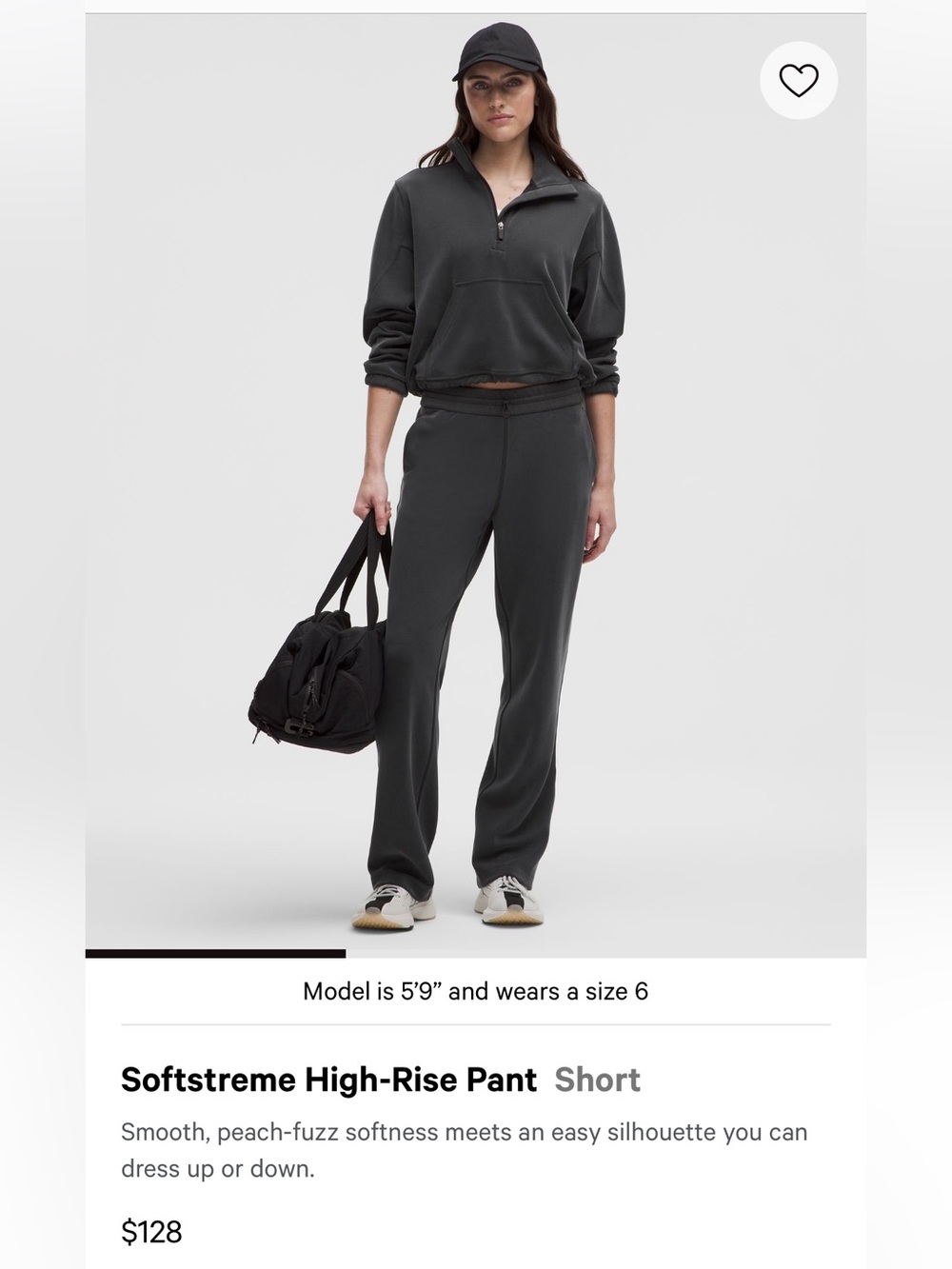 lululemon Softstreme High-Rise Luxstreme Pant CROPPED above ankle